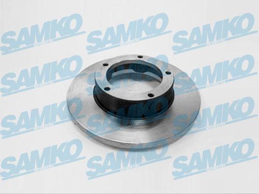 Samko P1111P Unventilated front brake disc P1111P