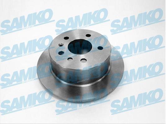 Samko O1341P Rear brake disc, non-ventilated O1341P