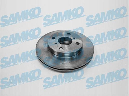 Samko T2133V Front brake disc ventilated T2133V