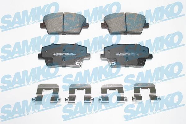 Samko 5SP2142K Brake Pad Set, disc brake 5SP2142K