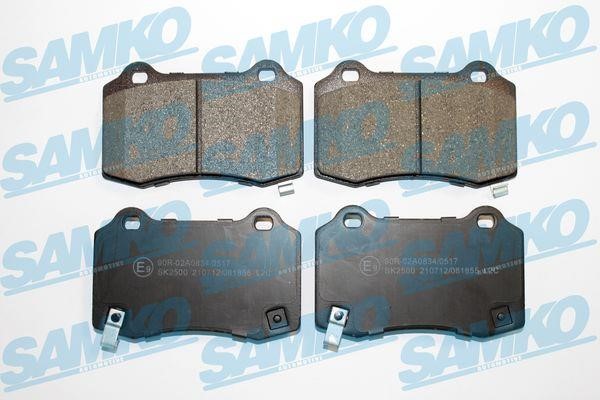 Samko 5SP1855 Brake Pad Set, disc brake 5SP1855