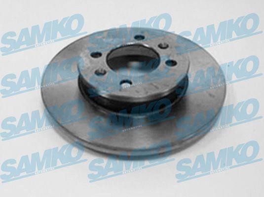 Samko A4071P Unventilated front brake disc A4071P