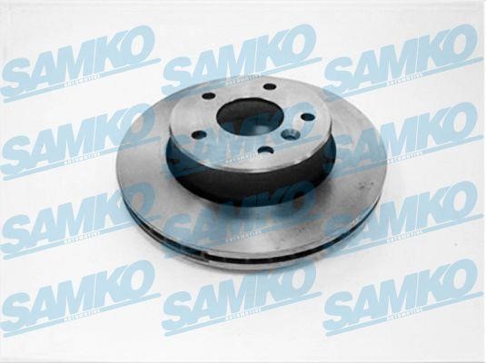 Samko A4261V Front brake disc ventilated A4261V