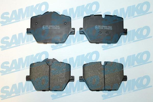 Samko 5SP2160 Brake Pad Set, disc brake 5SP2160