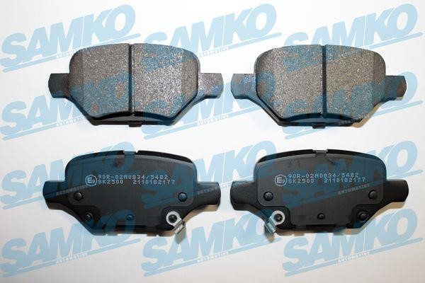 Samko 5SP2177 Brake Pad Set, disc brake 5SP2177