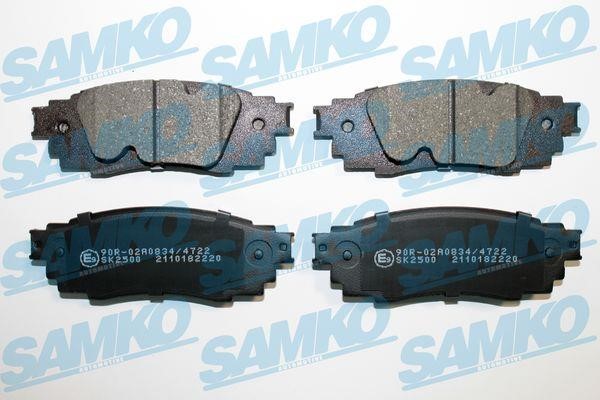 Samko 5SP2220 Brake Pad Set, disc brake 5SP2220