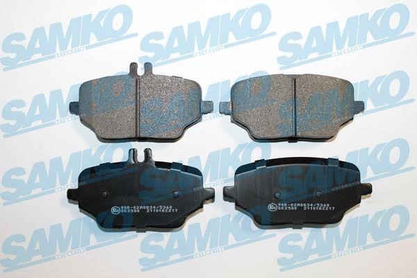 Samko 5SP2217 Brake Pad Set, disc brake 5SP2217