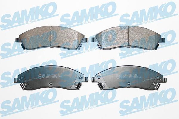 Samko 5SP1706 Brake Pad Set, disc brake 5SP1706