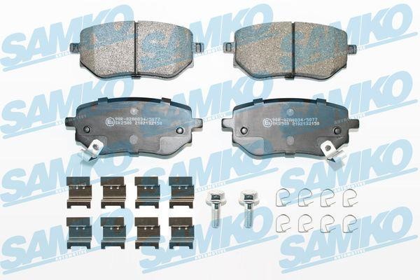 Samko 5SP2150K Brake Pad Set, disc brake 5SP2150K