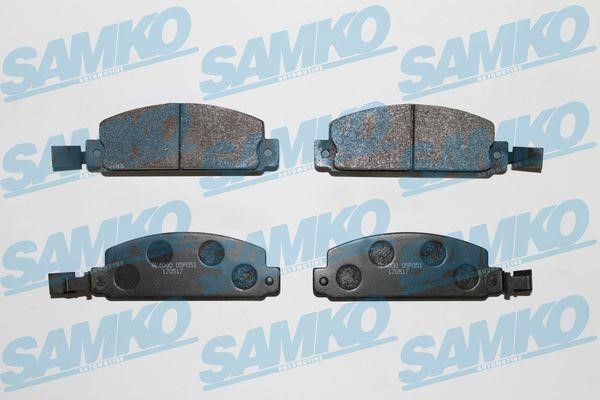 Samko 5SP051 Brake Pad Set, disc brake 5SP051