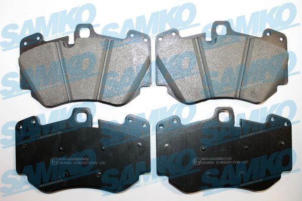 Samko 5SP2192 Brake Pad Set, disc brake 5SP2192
