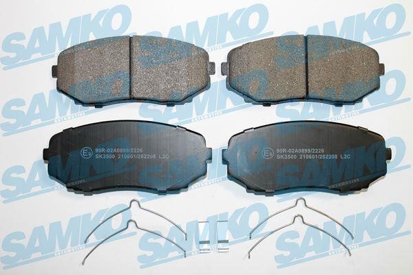 Samko 5SP2208 Brake Pad Set, disc brake 5SP2208