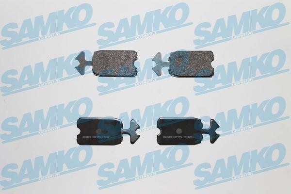 Samko 5SP115 Brake Pad Set, disc brake 5SP115
