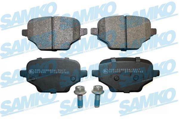 Samko 5SP2162 Brake Pad Set, disc brake 5SP2162