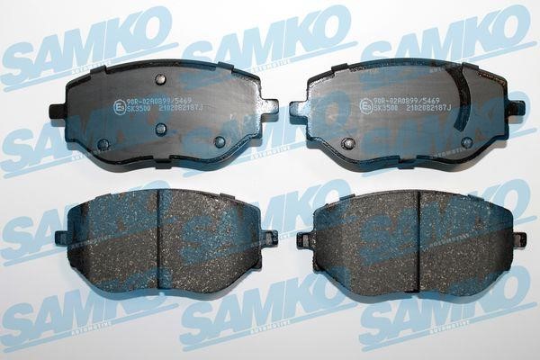 Samko 5SP2187 Brake Pad Set, disc brake 5SP2187