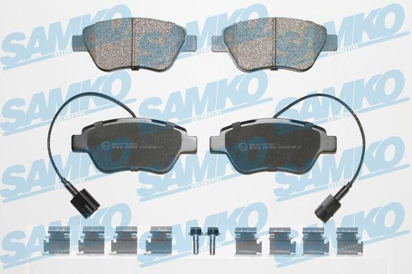 Samko 5SP1656K Brake Pad Set, disc brake 5SP1656K