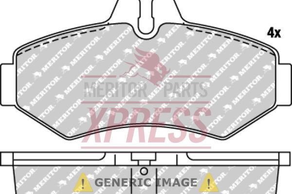 Meritor MDP1306 Brake Pad Set, disc brake MDP1306