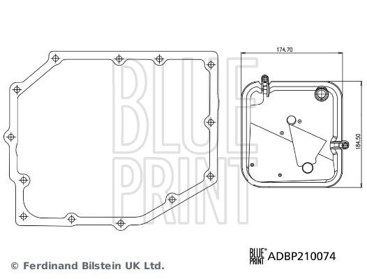 Automatic filter, kit Blue Print ADBP210074