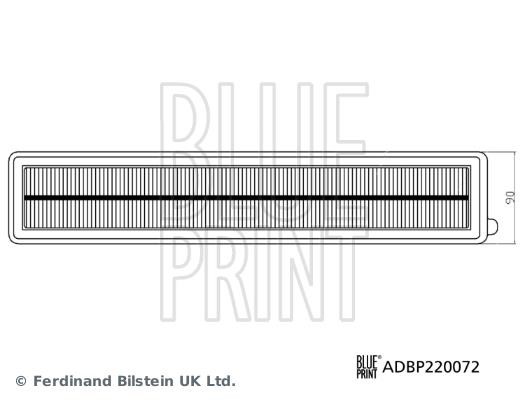 Blue Print ADBP220072 Air filter ADBP220072