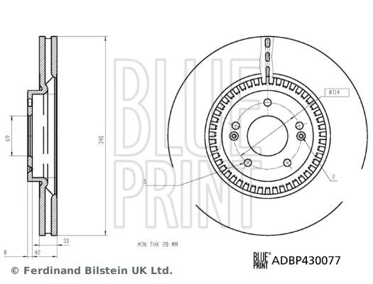 Buy Blue Print ADBP430077 at a low price in United Arab Emirates!