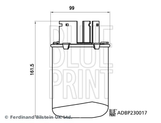 Fuel filter Blue Print ADBP230017