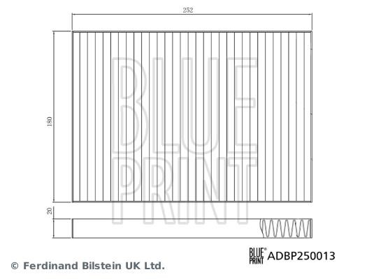 Buy Blue Print ADBP250013 at a low price in United Arab Emirates!
