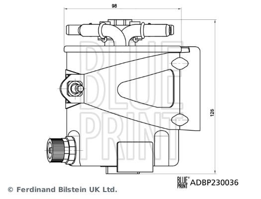 Blue Print ADBP230036 Fuel filter ADBP230036