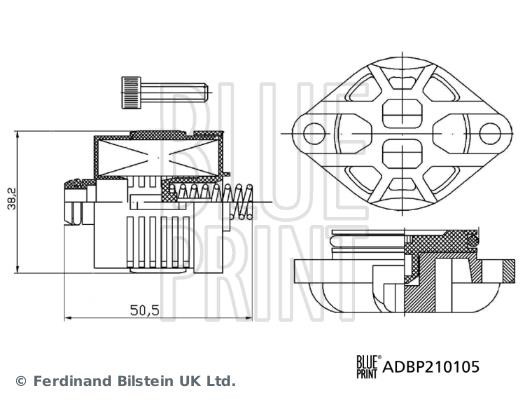 Blue Print ADBP210105 Hydraulic Filter, all-wheel-drive coupling ADBP210105 ADBP210105 Blue Print Hydraulic Filter, all-wheel-drive coupling