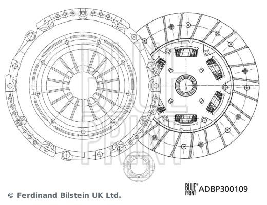 Blue Print ADBP300109 Clutch kit ADBP300109