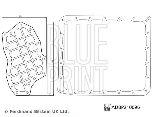 Blue Print ADBP210096 Automatic filter, kit ADBP210096