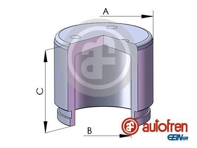 Autofren D025808 Brake caliper piston D025808