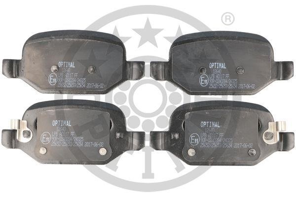 Optimal 12640 Brake Pad Set, disc brake 12640