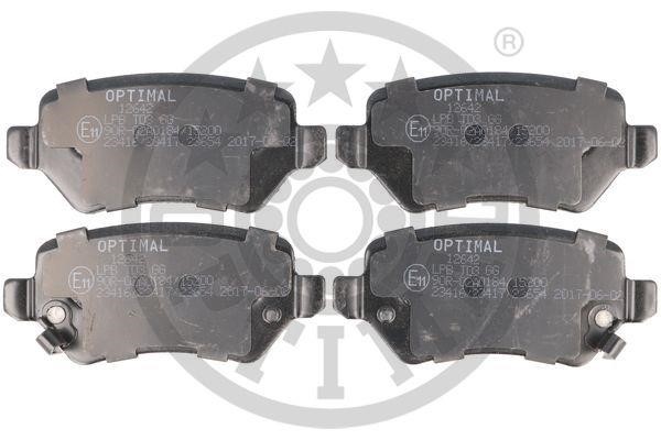 Optimal 12642 Brake Pad Set, disc brake 12642