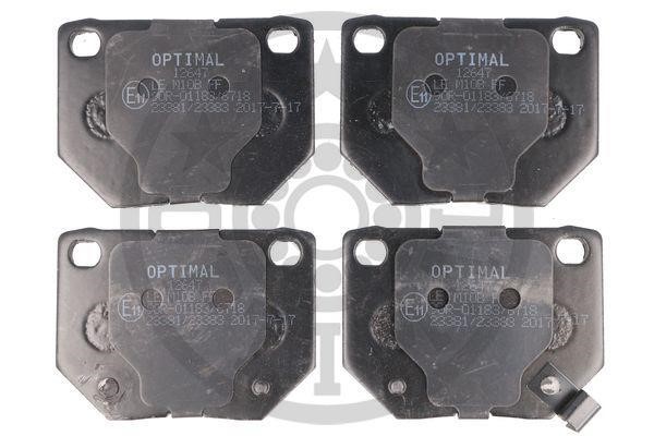 Optimal 12647 Front disc brake pads, set 12647