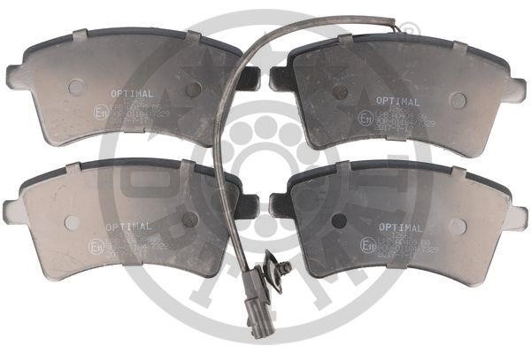 Optimal 12662 Brake Pad Set, disc brake 12662