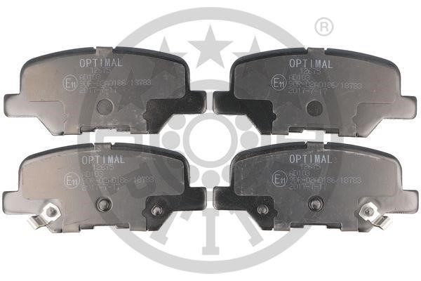 Optimal 12675 Brake Pad Set, disc brake 12675