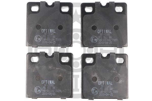 Optimal BF-0001 Rear disc brake pads, set BF0001