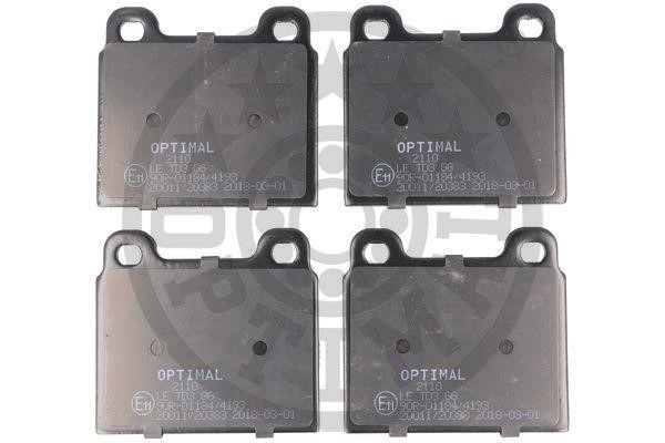 Optimal BP-02110 Brake Pad Set, disc brake BP02110