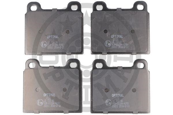 Optimal BP-02131 Front disc brake pads, set BP02131