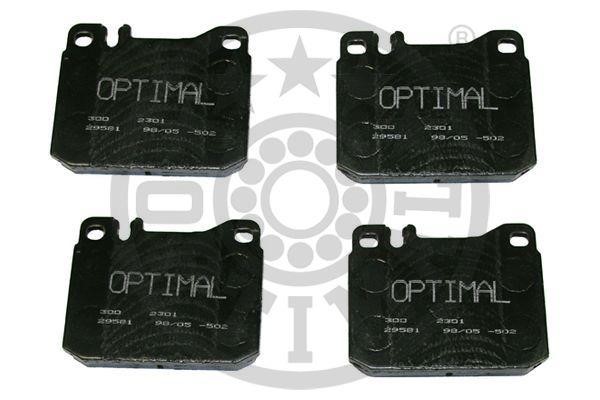 Optimal BP-02301 Front disc brake pads, set BP02301