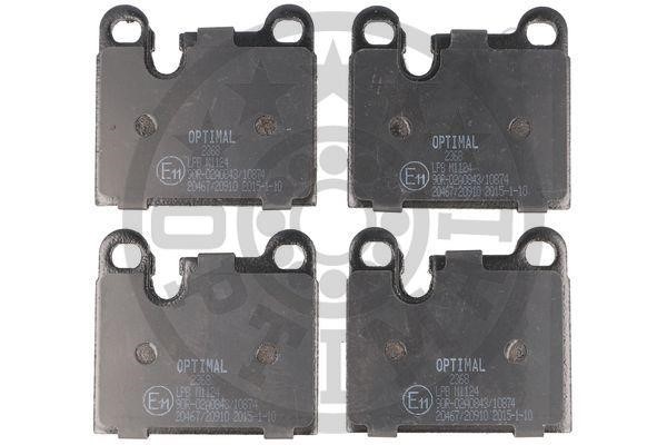 Optimal BP-02368 Front disc brake pads, set BP02368