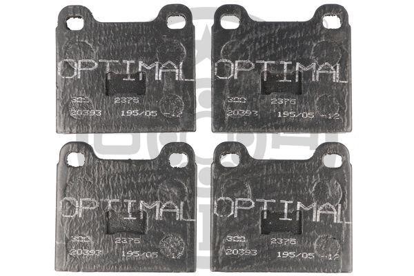 Optimal BP-02375 Front disc brake pads, set BP02375