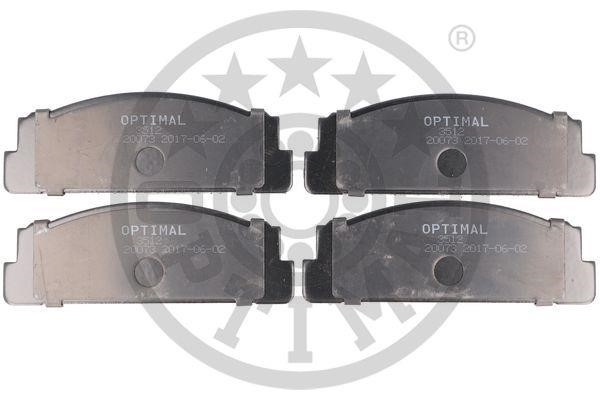 Optimal BP-03512 Front disc brake pads, set BP03512
