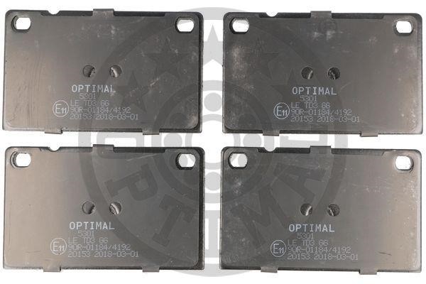 Optimal BP-05301 Brake Pad Set, disc brake BP05301