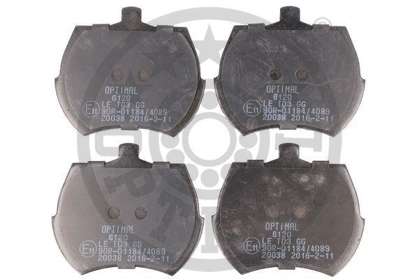 Optimal BP-06120 Front disc brake pads, set BP06120