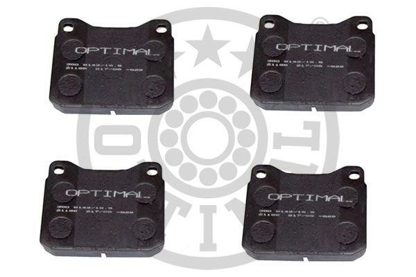 Optimal BP-09143 Front disc brake pads, set BP09143