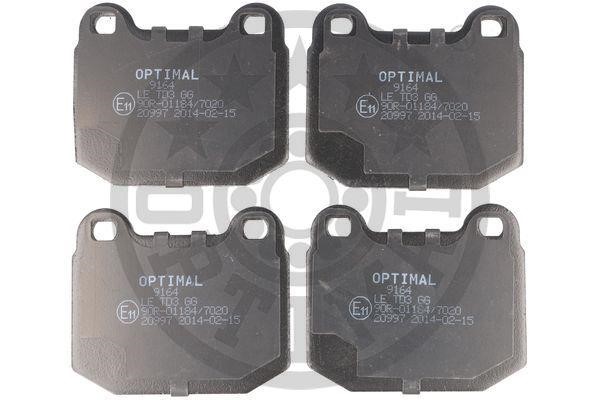 Optimal BP-09164 Front disc brake pads, set BP09164