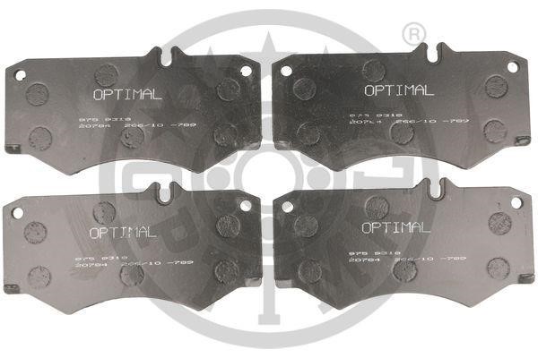 Optimal BP-09318 Brake Pad Set, disc brake BP09318