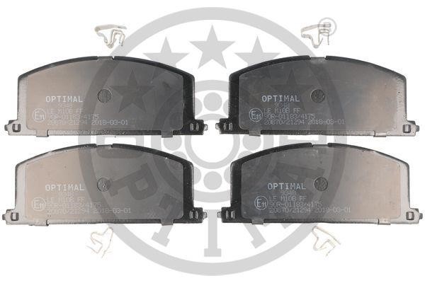 Optimal BP-09348 Brake Pad Set, disc brake BP09348