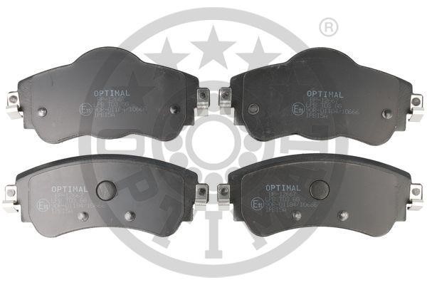 Optimal BP-12667 Brake Pad Set, disc brake BP12667